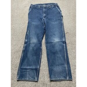 Vintage OshKosh B'Gosh Jeans Mens 36x31 Blue Denim Carpenter Workwear USA 90s